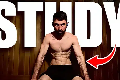 Nick Norwitz sitting in a sauna